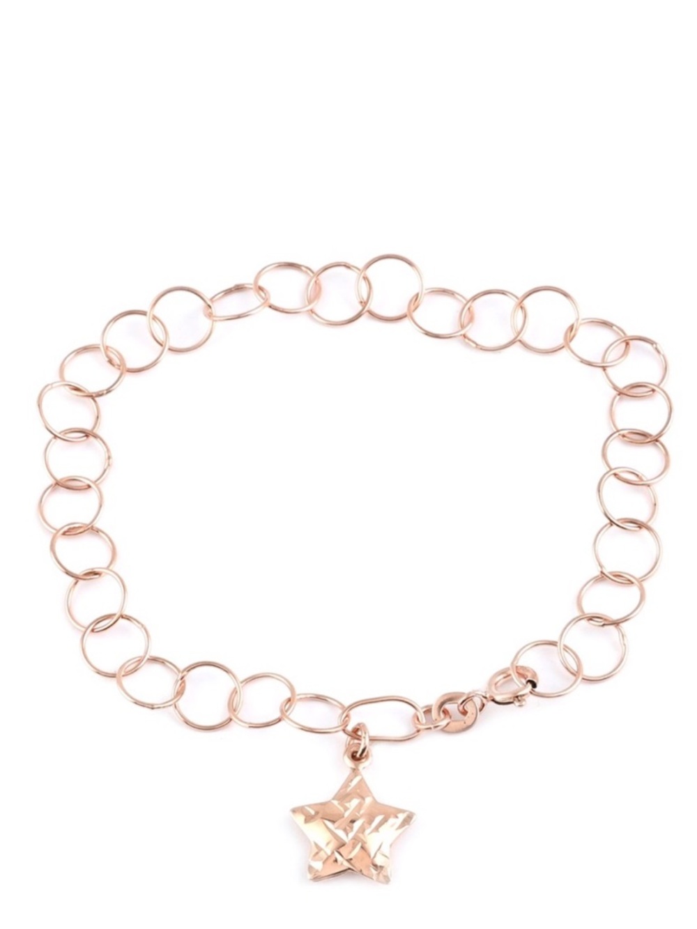 Link Bracelet With Star Charm